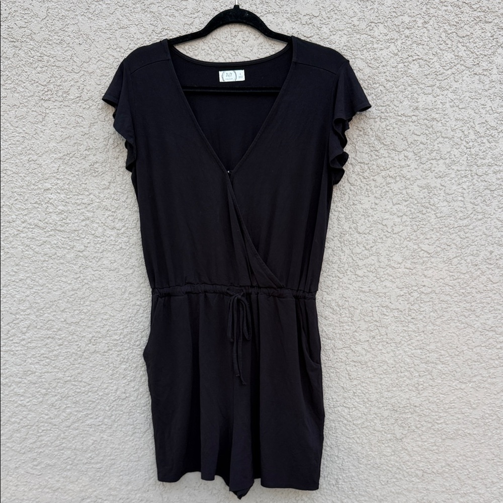 Maurices black short jumpsuit